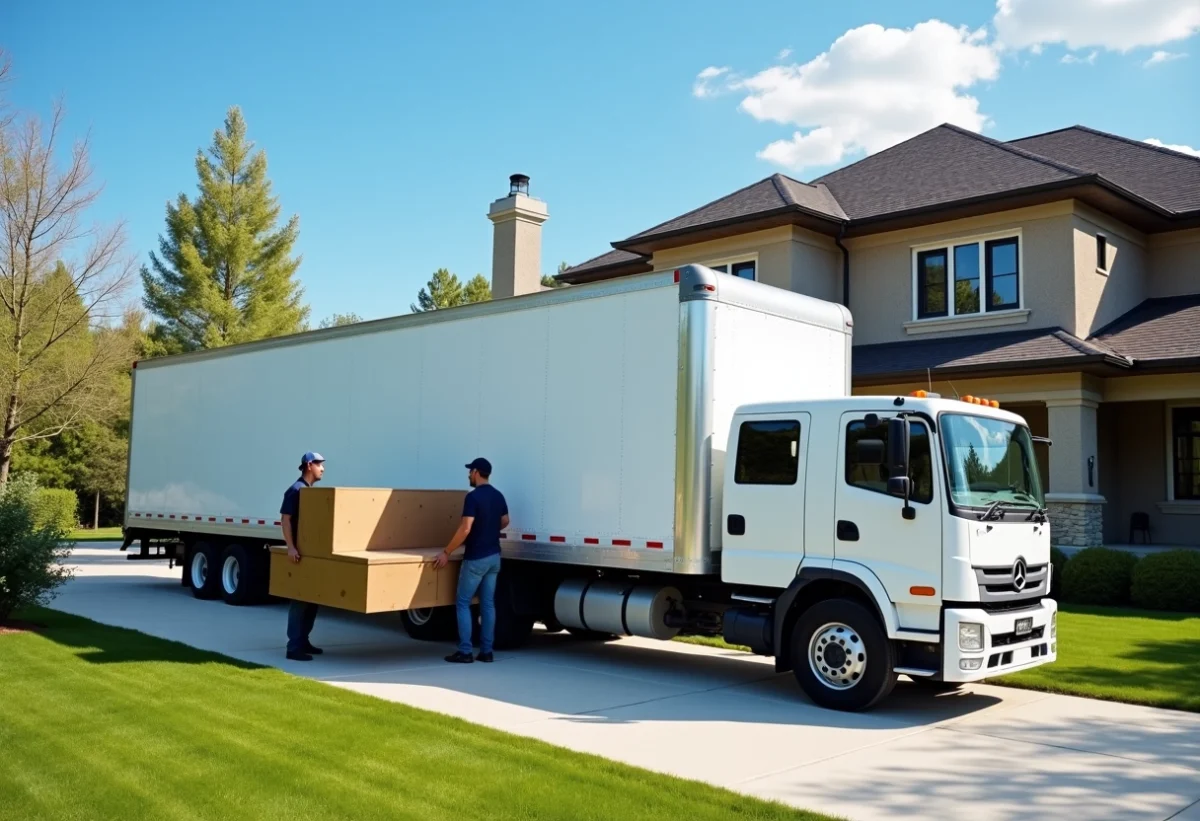 camion de déménagement